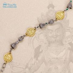 Lắc tay chủng tự Zam và Chày kim cang ( VONG 008 )