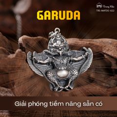 Mặt dây chuyền bạc ngài Garuda - Kim Sí Điểu ( MATDC 022 )