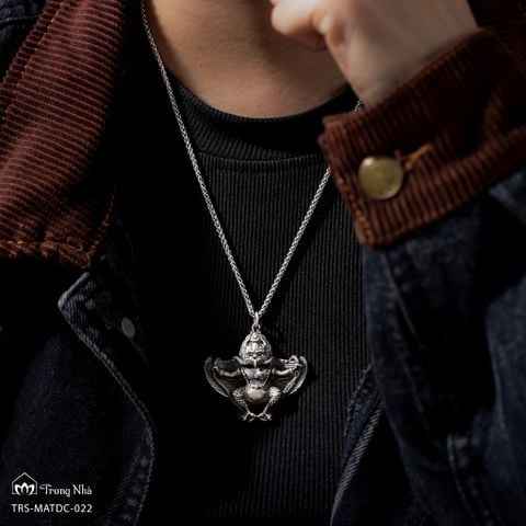 Mặt dây chuyền bạc ngài Garuda - Kim Sí Điểu ( MATDC 022 )
