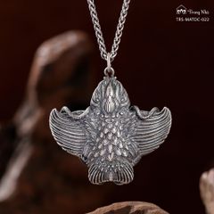 Mặt dây chuyền bạc ngài Garuda - Kim Sí Điểu ( MATDC 022 )