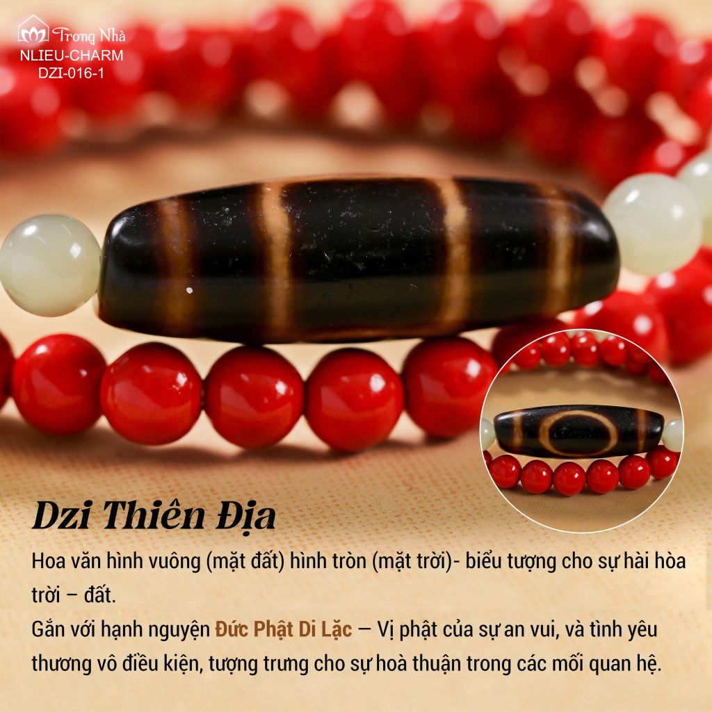 Dzi thiên địa ( NLIEU CHARM DZI 016 )