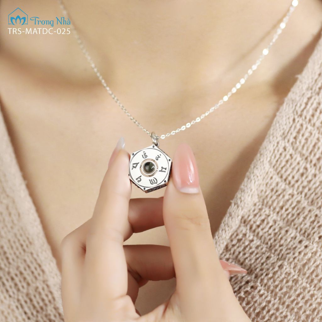 Mặt dây chuyền bạc Quan Âm phổ chiếu (TRS MATDC 025)