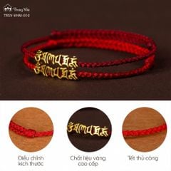 Charm vạn dặm bình an -  Om mani padme hum vàng TRSV CHARM 002