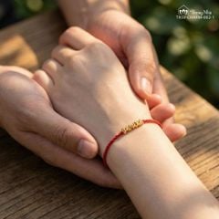 Charm vạn dặm bình an -  Om mani padme hum vàng TRSV CHARM 002