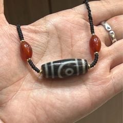 Dzi 2 mắt ( CHARM DZI 002)