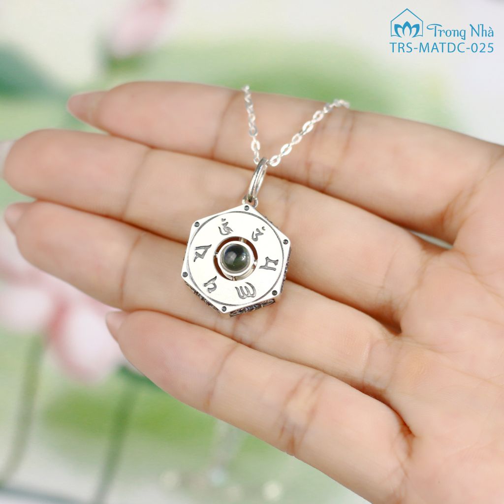 Mặt dây chuyền bạc Quan Âm phổ chiếu (TRS MATDC 025)