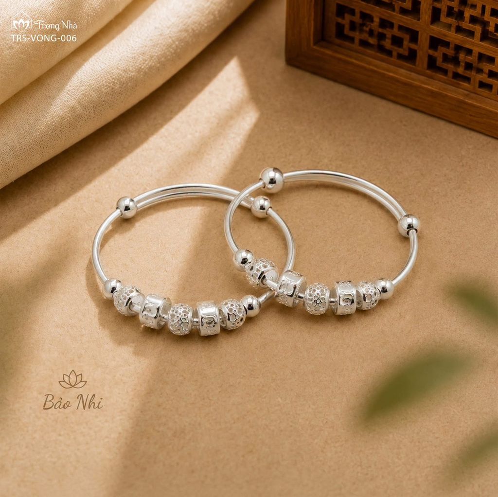 Vòng bạc Dược Sư Bảo Nhi ( TRS VONG 006 )