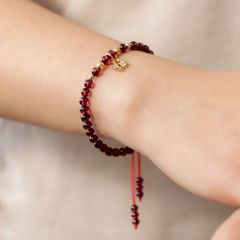 Ấn tín cát tường - charm treo chủng tự vàng ( TRSV CHARM 139 )