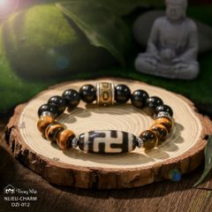 Dzi 012 - Dzi chữ vạn