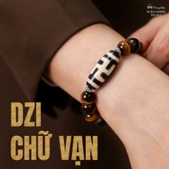 Dzi 012 - Dzi chữ vạn