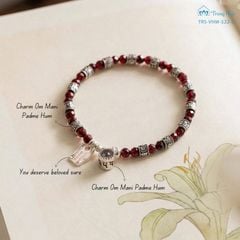Lắc tay bạc handmade siêu biến chú - Vì bạn xứng đáng ( VHM 522-1)