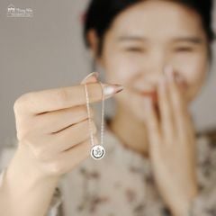 Dây chuyền bạc chữ OM dòng chảy An Yên (TRS MATDC 136)