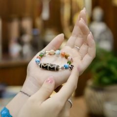 Dzi 6 mắt tứ giác ( Dzi 004 )