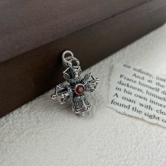 Mặt dây chuyền chày kim cang đôi đính đá ( MATDC 221 )