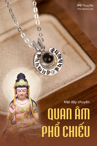 Mặt dây chuyền bạc Quan Âm phổ chiếu ( TRS MATDC 023 )