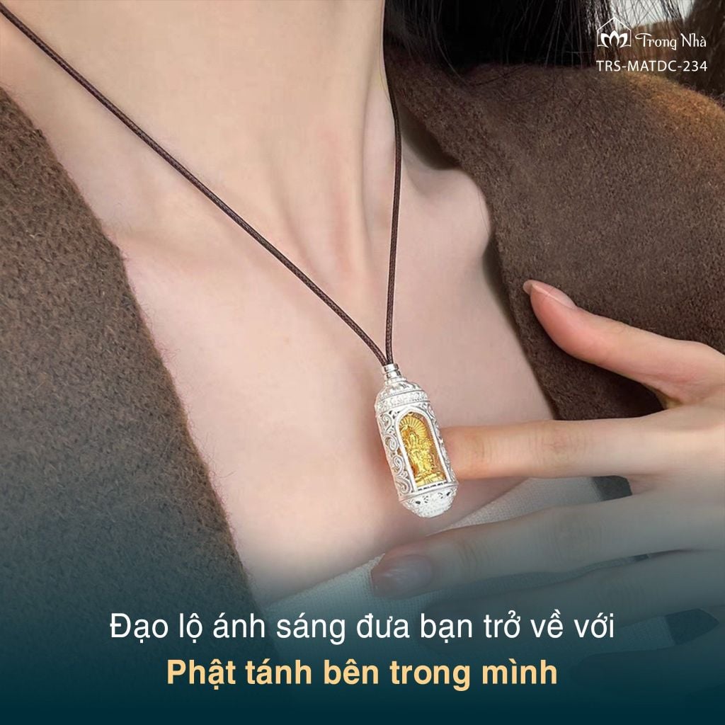 Mặt dây chuyền Hộ Phật ( Phật hộ mệnh) ( TRS MATDC 234 )