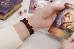 Vòng garnet 4 li cuốn 3 mix trụ om vàng 10k-xh2 ( TRSV VHM 130 )