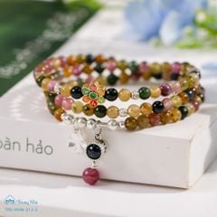 Yêu điều không hoàn hảo - Vòng tourmaline cuốn 3 charm Phổ chiếu (TRS VHM 312 2)