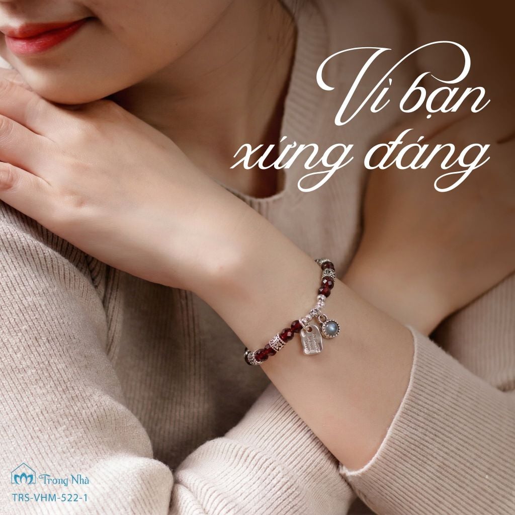 Lắc tay bạc handmade siêu biến chú - Vì bạn xứng đáng ( VHM 522-1)