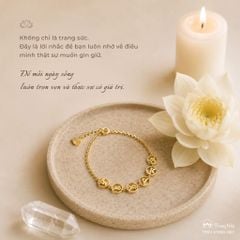 Lắc tay Om mani padme hum khắc tròn ( TRSV VONG 007 )