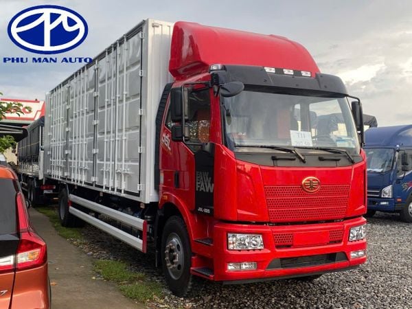  (Hot) XE TẢI FAW 8 TẤN THÙNG KÍN CONTAINER 3 CỬA HÔNG CAO 2M52 (FAW J6L220) 