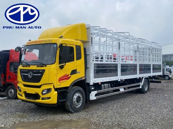  (Hot New) XE TẢI DONGFENG KR180 THÙNG BẠT DÀI 9M9 CAO 2M52 (59 KHỐI) 