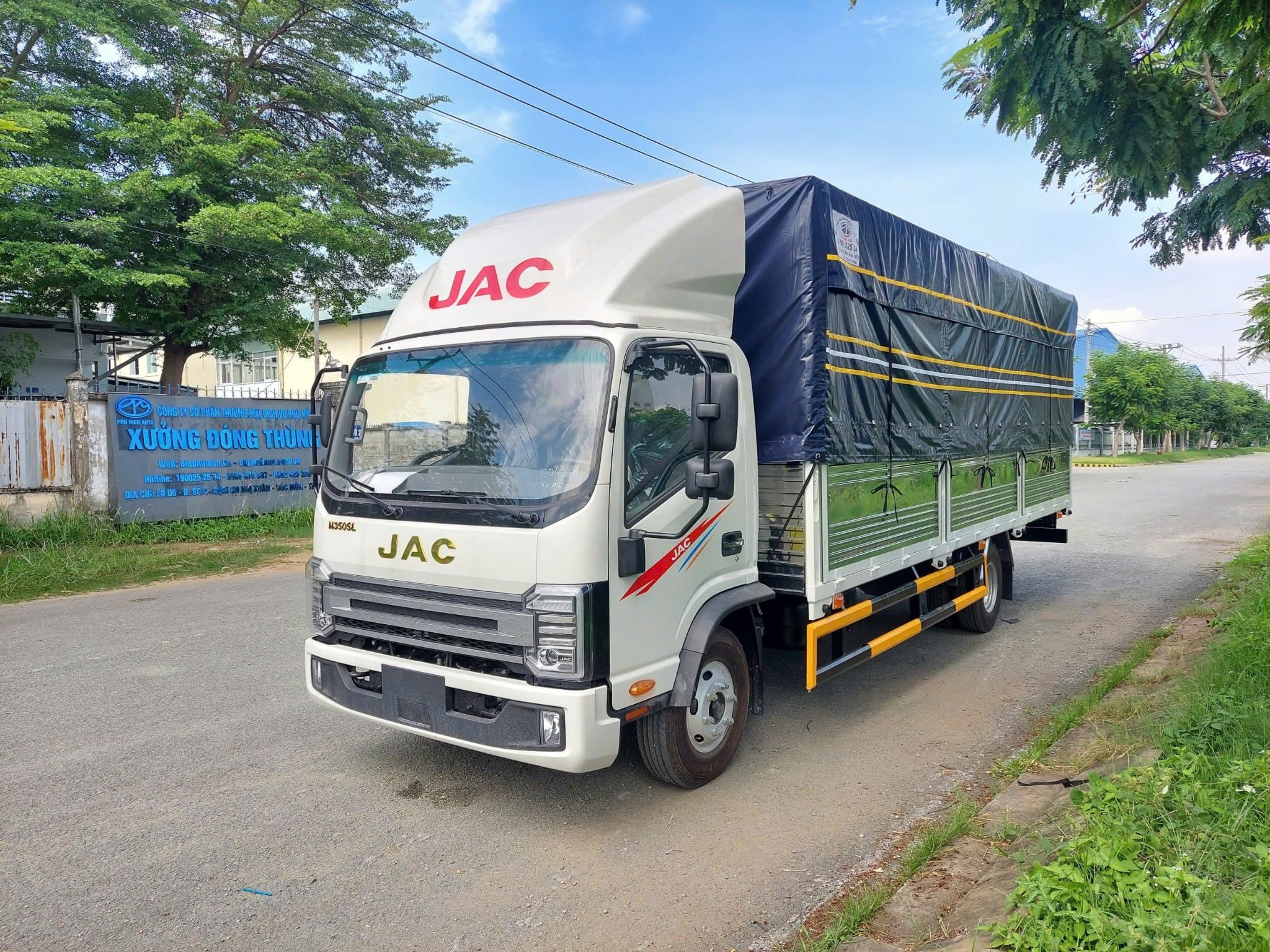  XE TẢI JAC N350SL 3.45 TẤN THÙNG DÀI 6M2 (JAC N350SL E5) 
