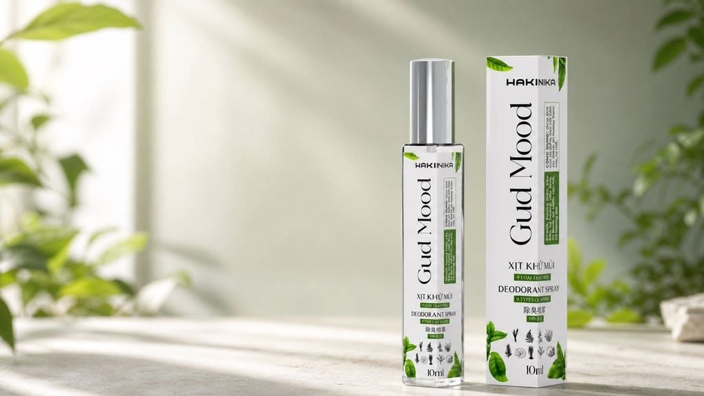  Xịt khử mùi thảo mộc Gudmood 10ml – Nhỏ gọn, tươi mát 