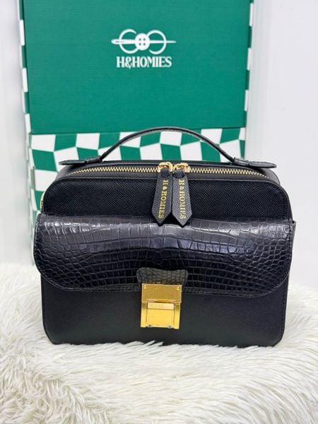  Túi clutch epson mix cá sấu 