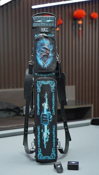  Bao cơ bida chủ đề thần Zeus H&Homies Cue Case - Hard - 3x5 