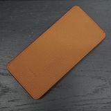  Bao da bê Togo Pháp cho IVertu màu nâu (ngang) 