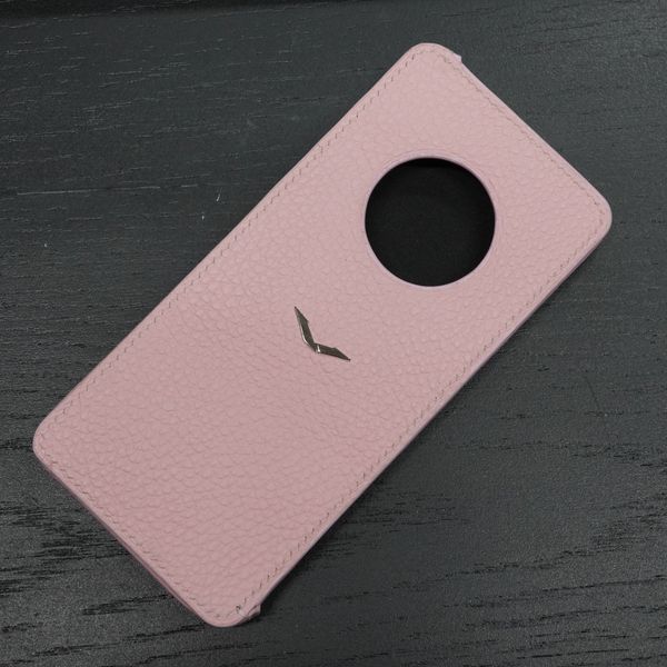  Bao da bê Togo Pháp cho IVertu màu hồng (ngang) 