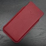  Bao da bê Togo Pháp cho IVertu màu đỏ đô (dọc) 