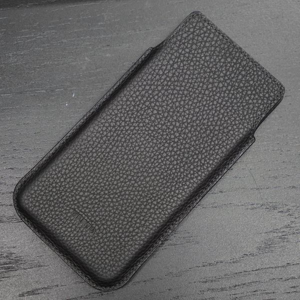  Bao da bê Togo Pháp cho IVertu màu đen (dọc) 