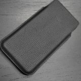  Bao da bê Togo Pháp cho IVertu màu đen (dọc) 