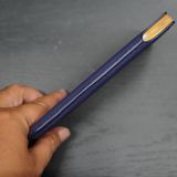  Bao da bê Togo Pháp cho IVertu màu xanh navy (dọc) 