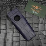  Bao da XOR Alligator Pháp xanh navy 