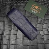  Bao da XOR Alligator Pháp xanh navy (có nắp) 