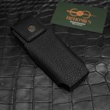  Bao da XOR Togo Pháp đen (có nắp) 