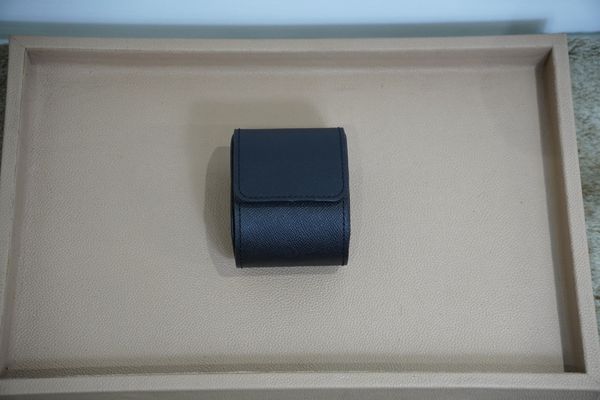  Hộp đồng hồ da Epsom đen 