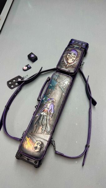  Bao cơ bida chủ đề Cướp biển H&Homies Cue Case - Hard - 3x5 
