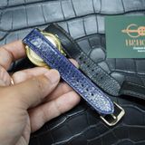  Dây da rắn xanh navy (Size:18-16mm) 