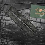  Dây da rắn đen (Size:20-18mm) 