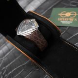  Dây da voi nâu cho đồng hồ Hamilton 