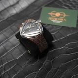  Dây da voi nâu cho đồng hồ Hamilton 