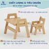  Bộ bàn ghế Gỗ MenMen Montessori Học, Chơi, vẽ cho Bé từ 2-7tuổi 