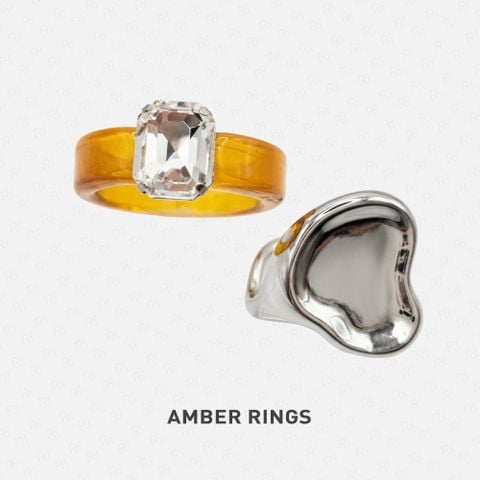 AMBER Nhẫn | Set 2 chiếc