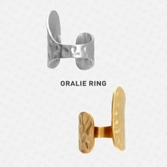 ORALIE Nhẫn hở Stainless Steel