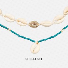 SHELLI Bộ vòng cổ và hoa tai