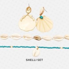 SHELLI Bộ vòng cổ và hoa tai
